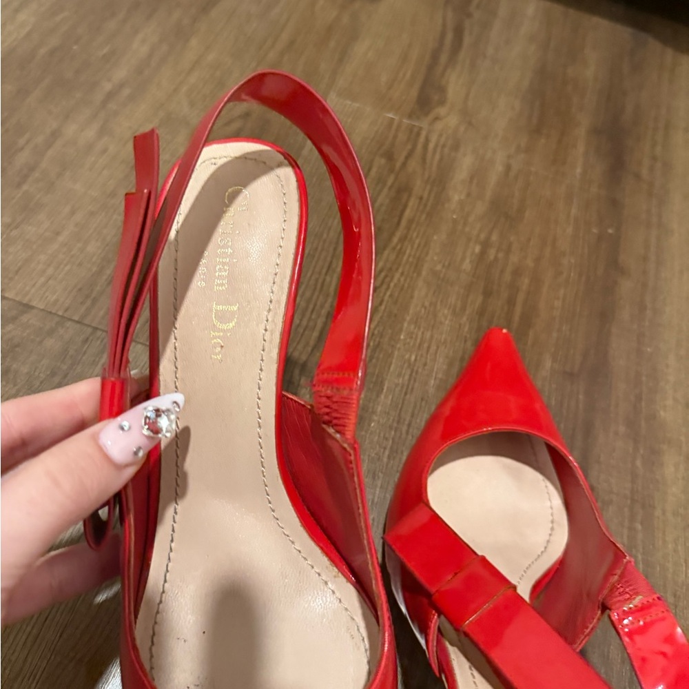 Dior Red Women's Heels - Picture 5 of 7